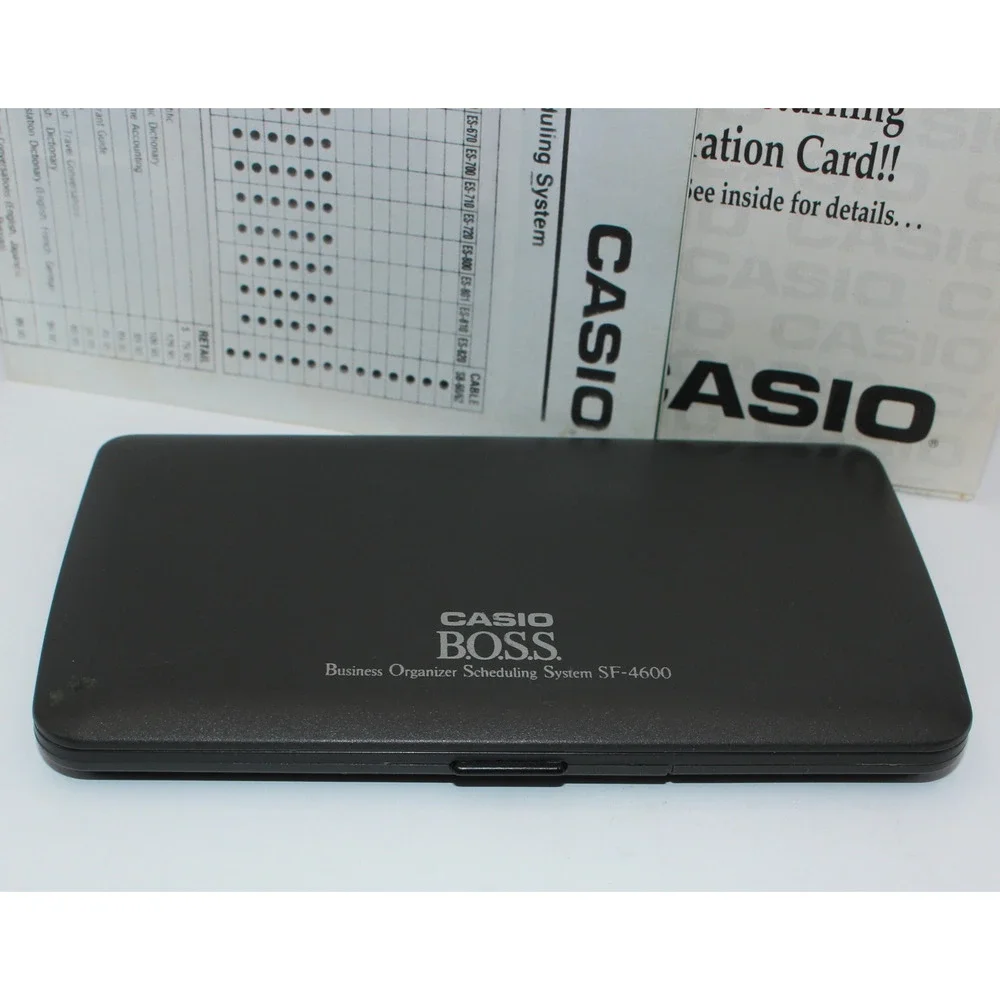 Casio BOSS SF-4600X PDA Computer Link Capable with Box and Instruction Manual